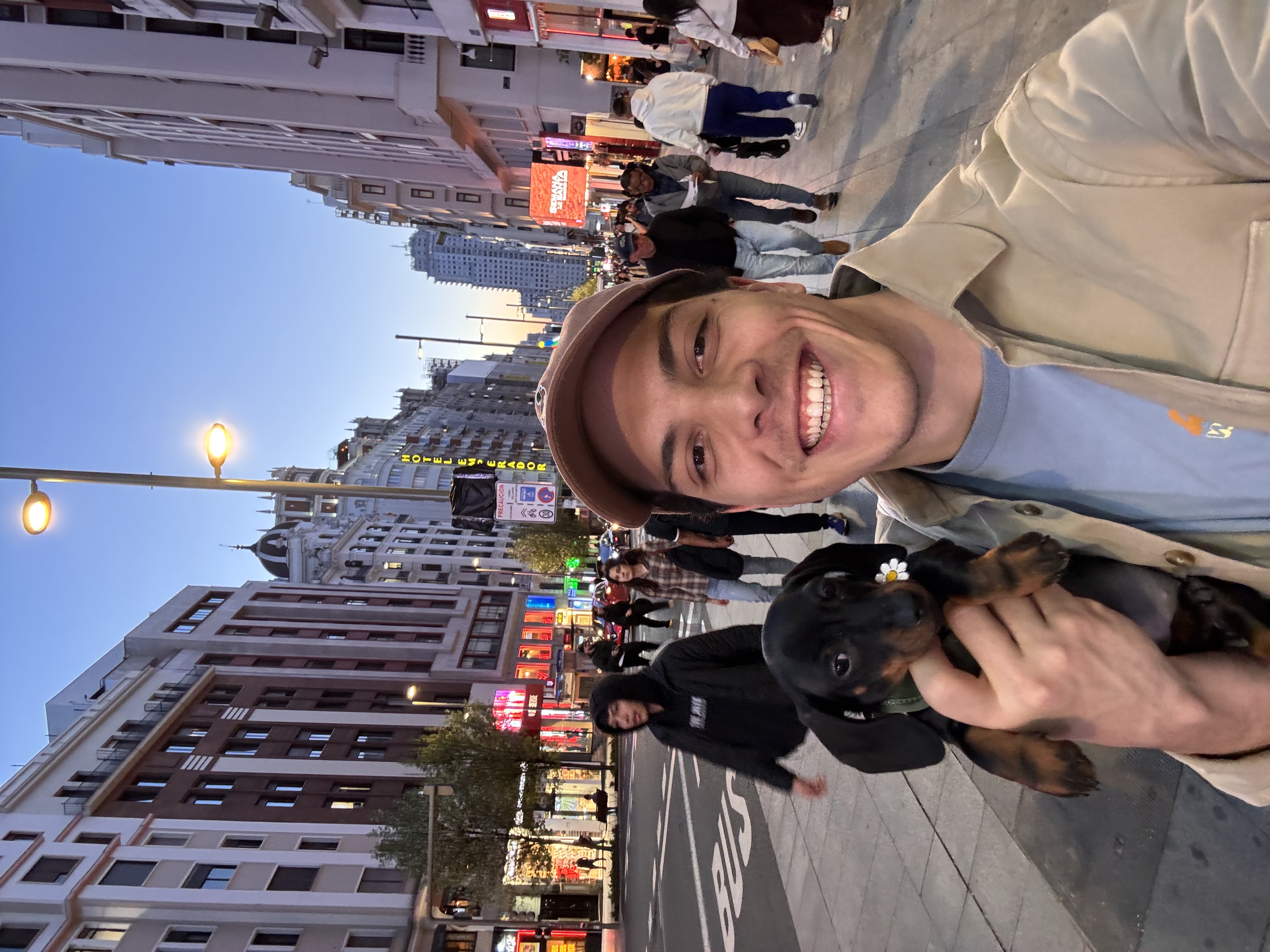 Juan with Choli in Madrid